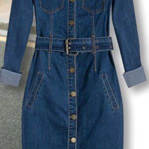 Denim dress